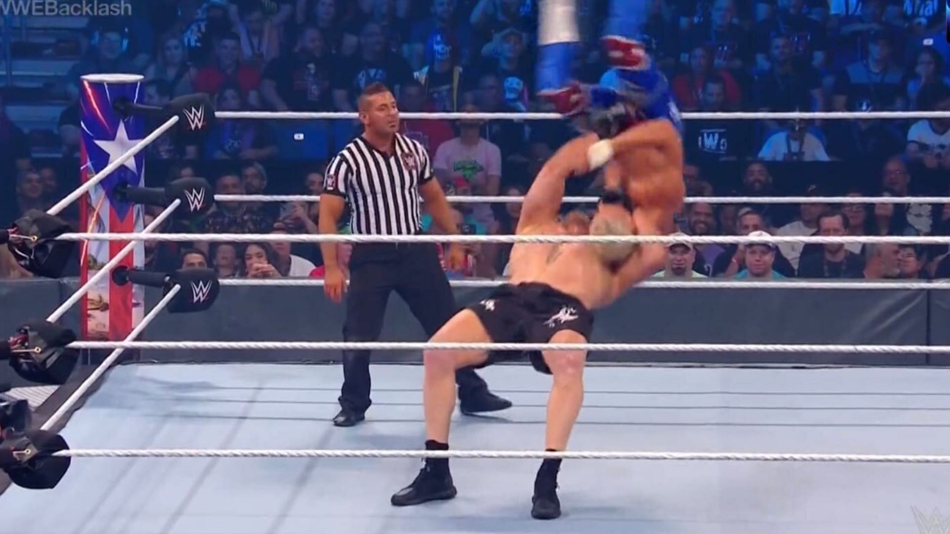 Brock Lesnar took Cody Rhodes to suplex city at WWE Backlash 2023.