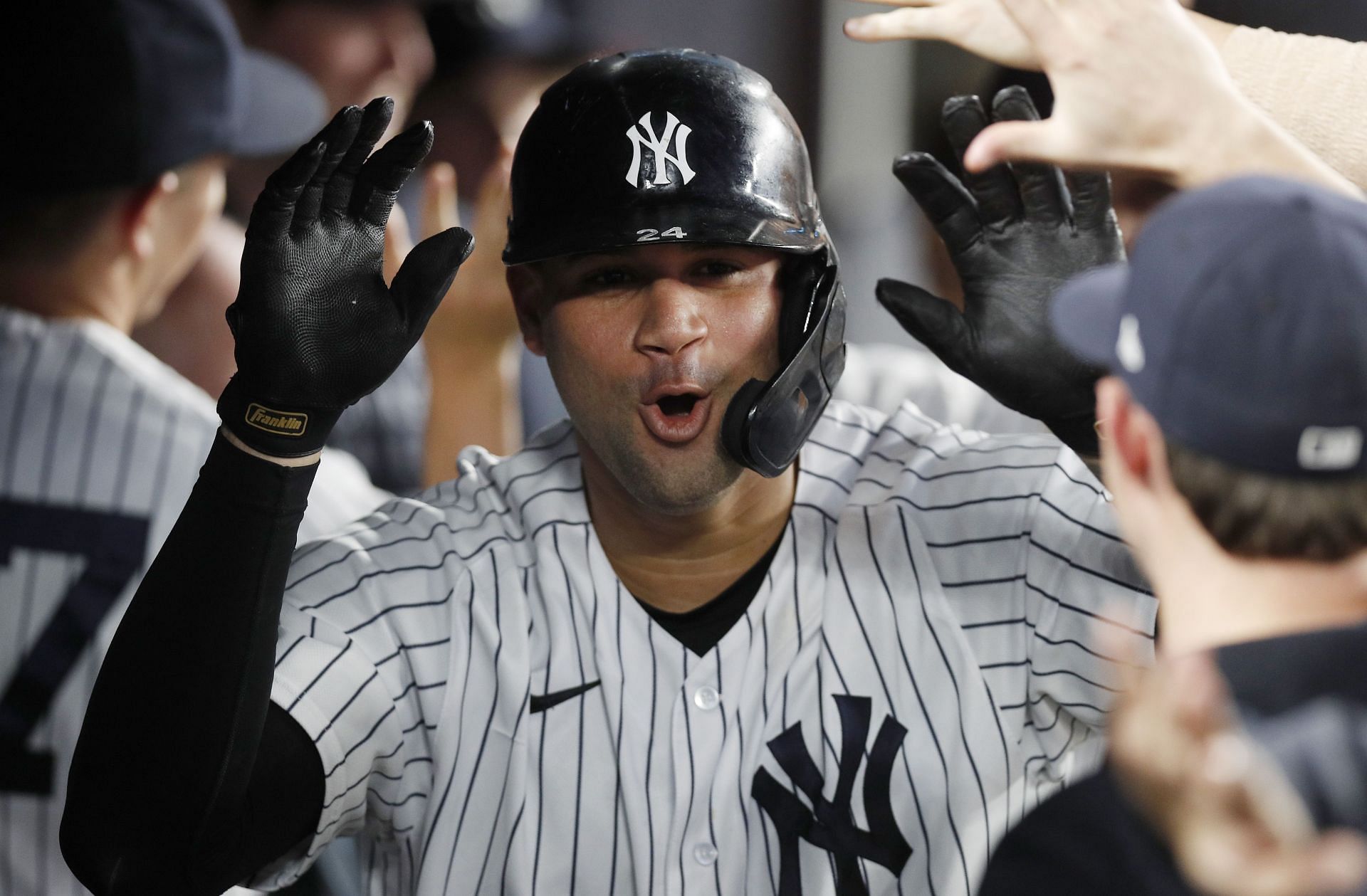 New York Yankees fans react to former star catcher Gary Sanchez being  released by the San Francisco Giants: Your new Yankees left fielder