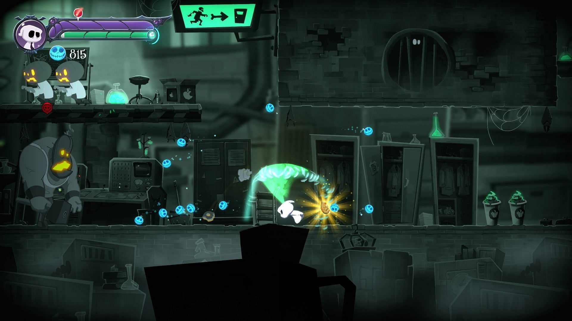 Each level has devious challenges to overcome (Screenshot from Death or Treat)