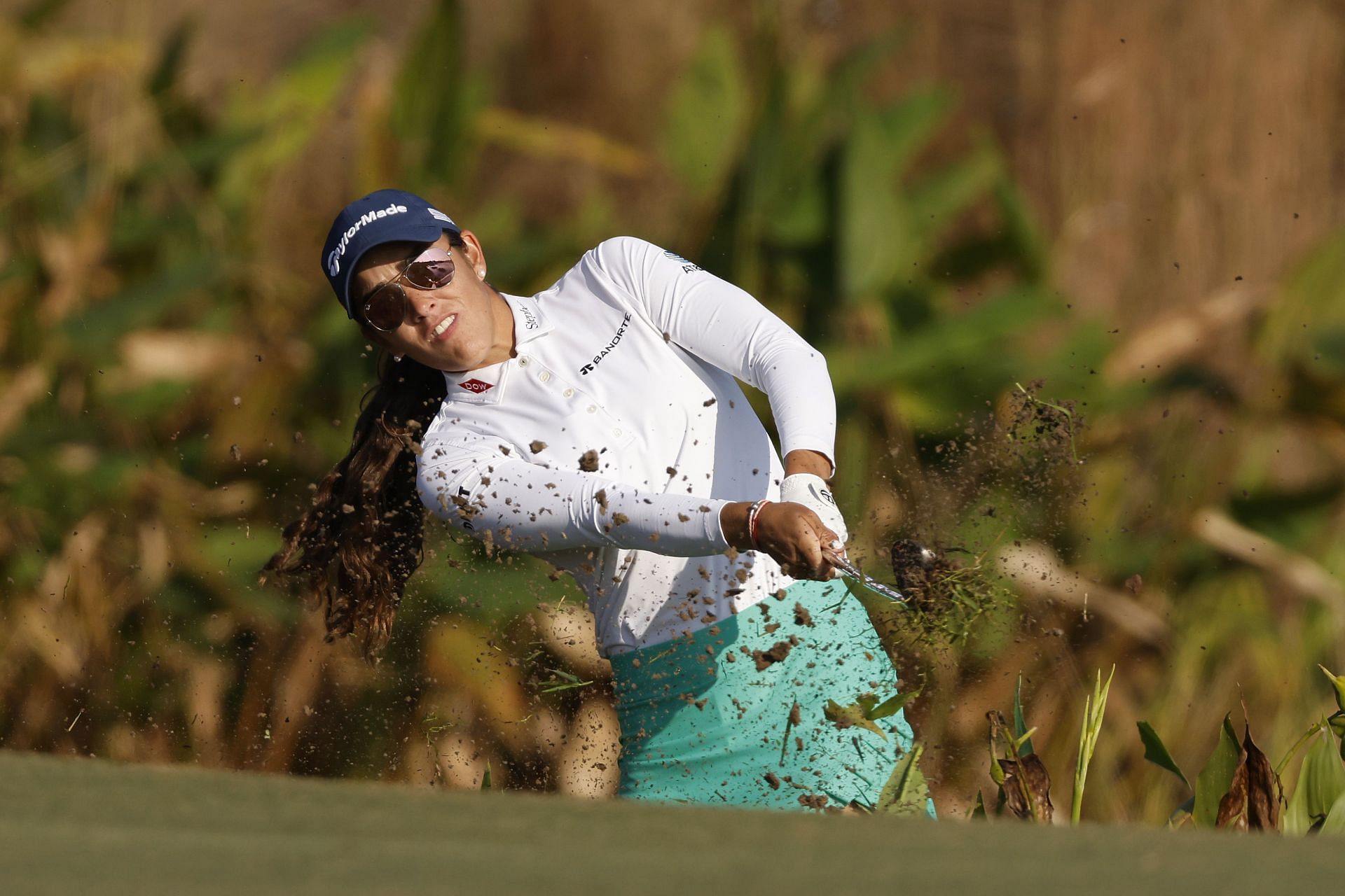 Maria Faci at the CME Group Tour Championship - Round One (Image via Getty).