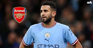 "He's a bit sad at the moment so I'll wait until we lift the trophy" - Mahrez was 'killing' Arsenal star on phone during PL title race