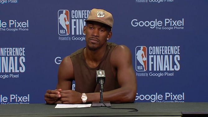 "We’re gonna go get one on the road" - Jimmy Butler confident despite losing Game 4 at home