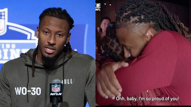 Chargers WR Quentin Johnston delivers special gift to mother at 2023 NFL Draft