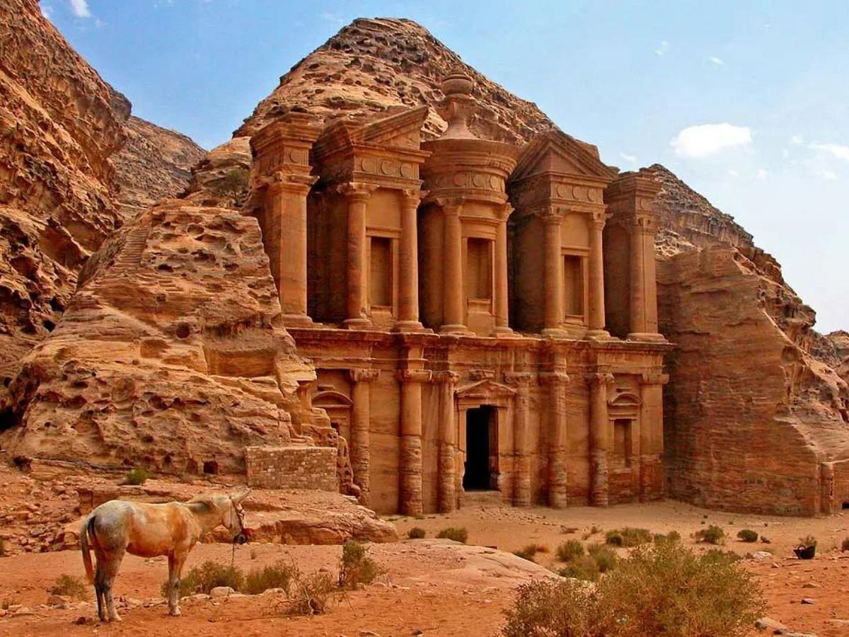 A still of Petra in Jordan (Image Via Encyclopedia Britannica)