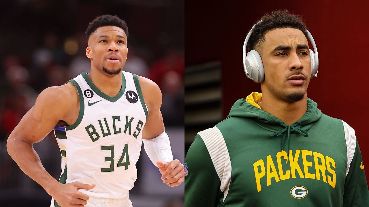Giannis Antetokoumpo is aiming to be quarterback for the Green Bay Packers