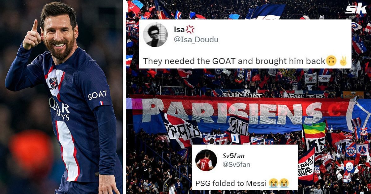 Fans cannot control excitement as Lionel Messi returns to line-up after PSG suspension