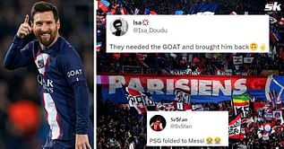 “They needed the GOAT”, “Folded to Messi” – Fans cannot control excitement as Lionel Messi returns to line-up after PSG suspension