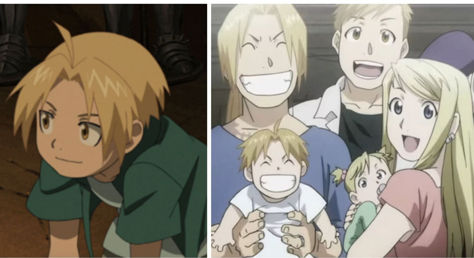 Edward Elric start to finish (Image via Sportskeeda)