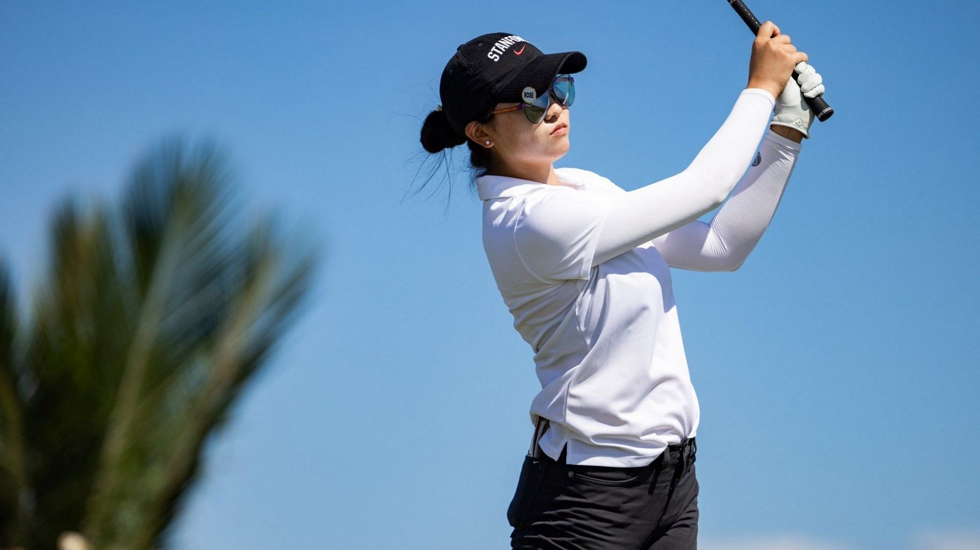 Rose Zhang at the 2023 NCAA Pullman Regional Campionship (image via gostanford.com).