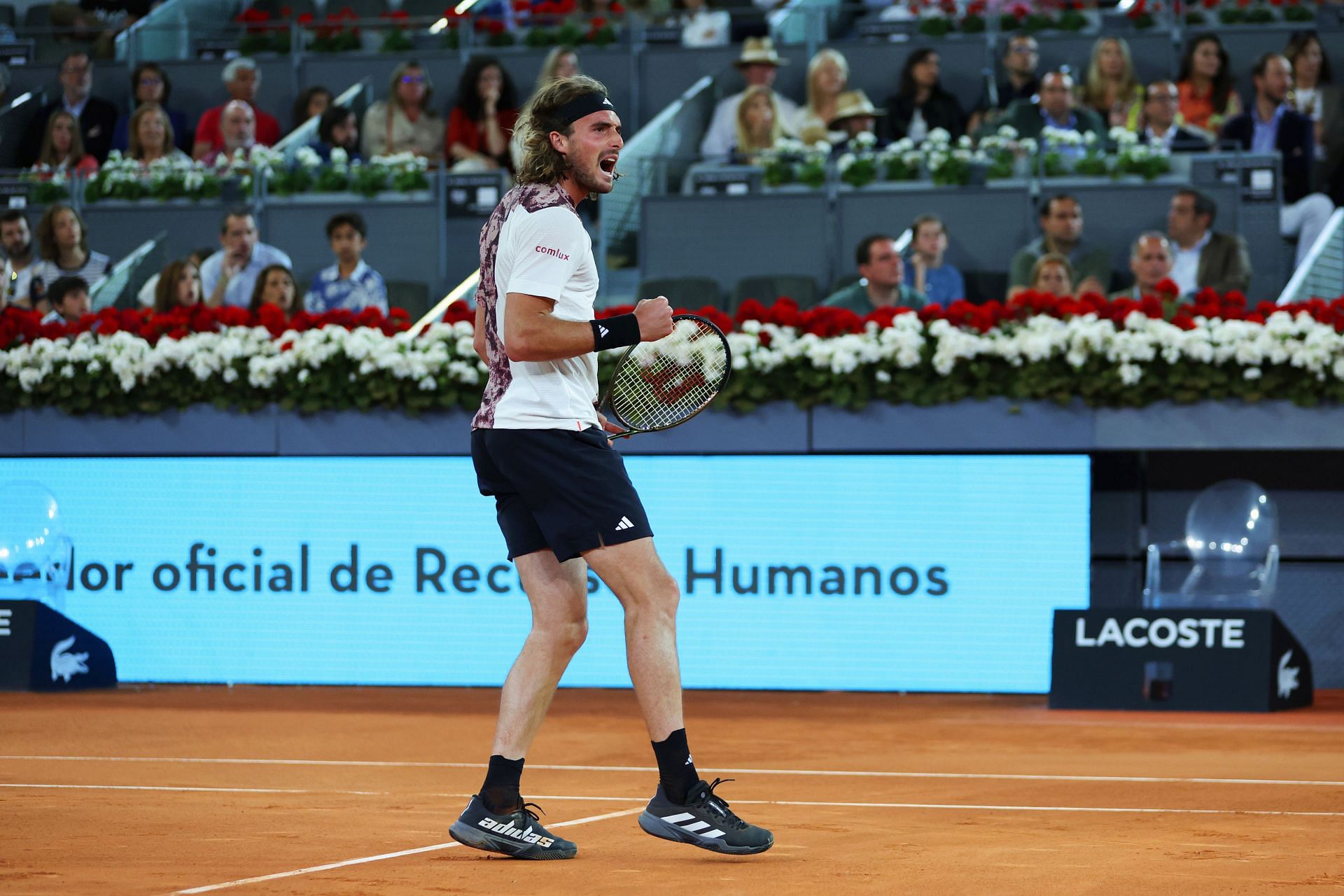 Stefanos Tsitsipas at the 2023 Madrid Open.