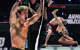 Sage Northcutt reaches cloud nine after submission win over Ahmed Mujtaba