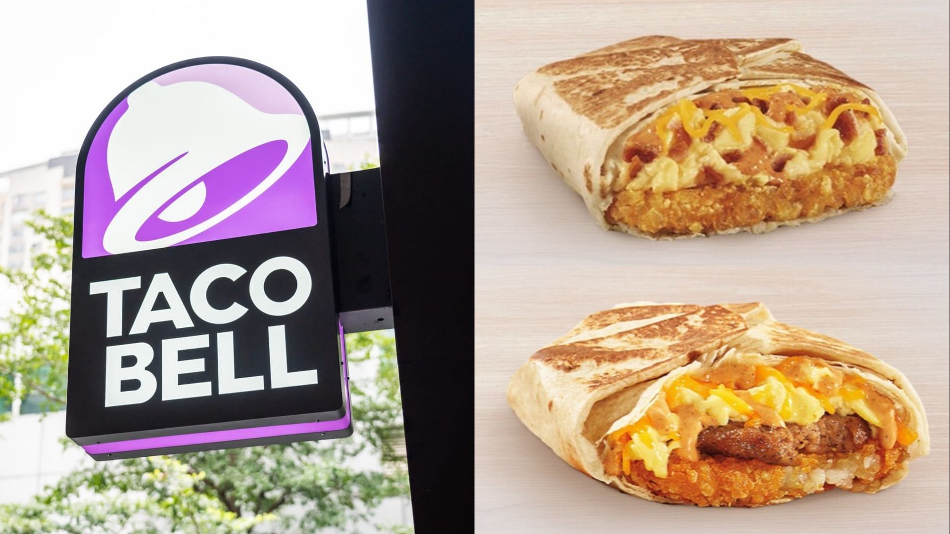 Taco Bell is offering free Breakfast Crunchwraps every Tuesday throughout June (Image via Alex Tai/Getty Images/ Taco Bell)
