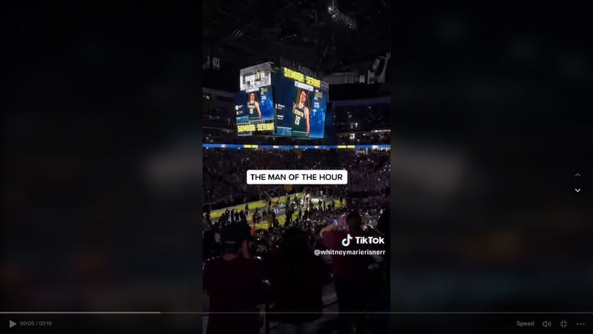 IN PHOTOS: TikTok star Whitney Risner attends Lakers vs Nuggets with ex ...