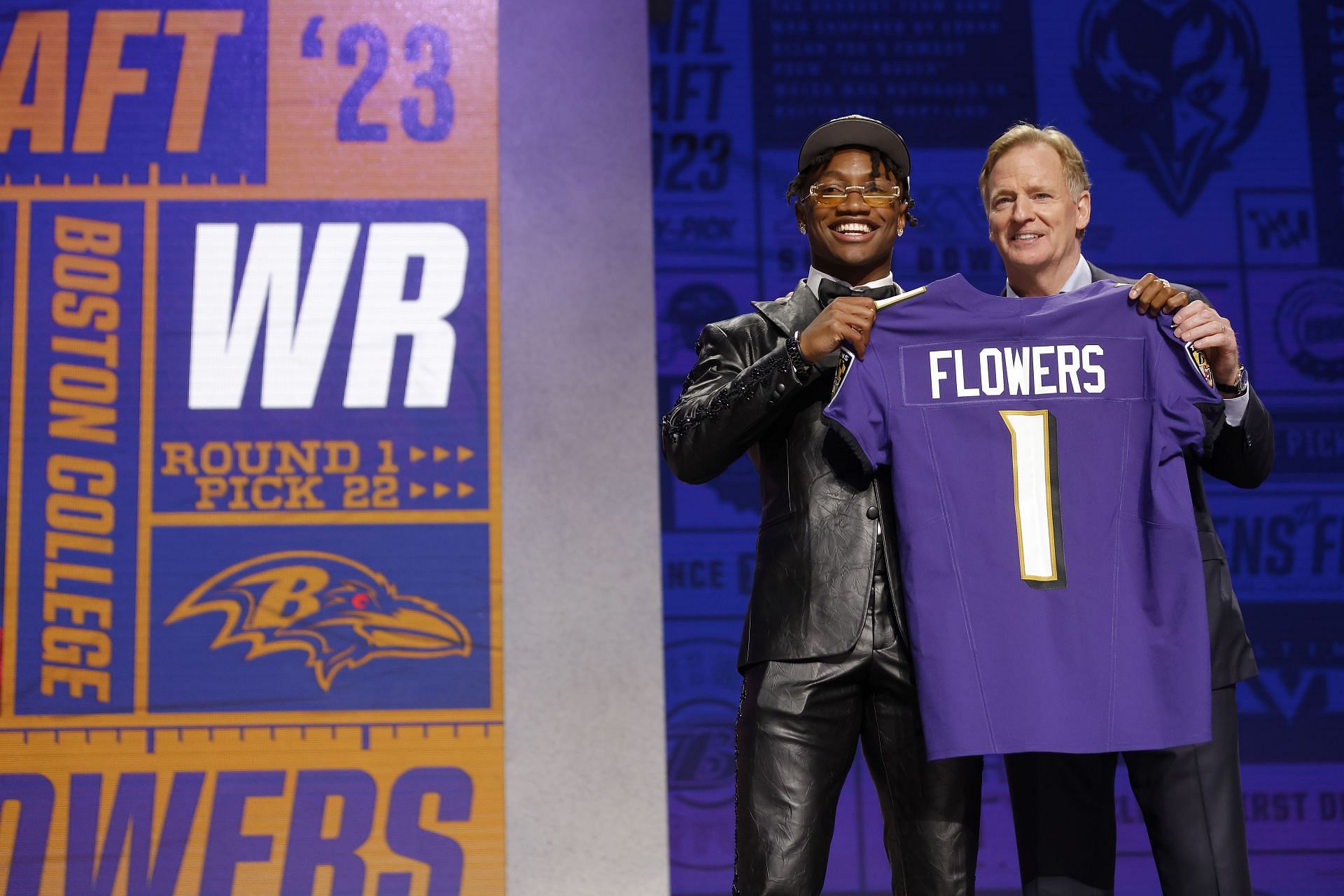 The Baltimore Ravens drafted Zay Flowers in the first round of this year&#039;s NFL Draft.