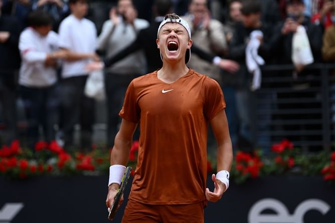 "Play free, enjoy it" - Holger Rune delighted after mounting dramatic comeback against Casper Ruud in Italian Open SF