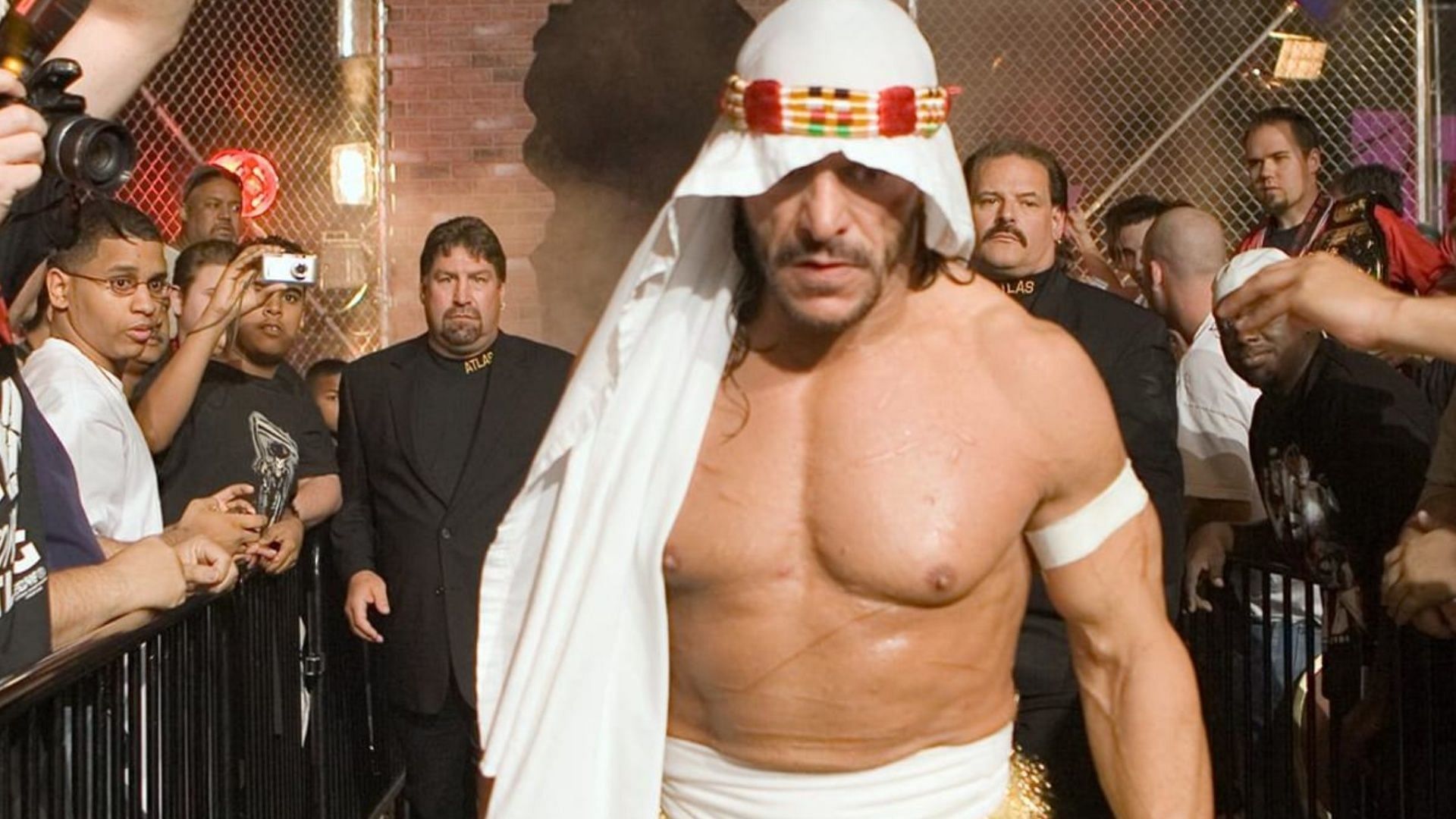 Sabu makes his entrance at ECW One Night Stand 2006.