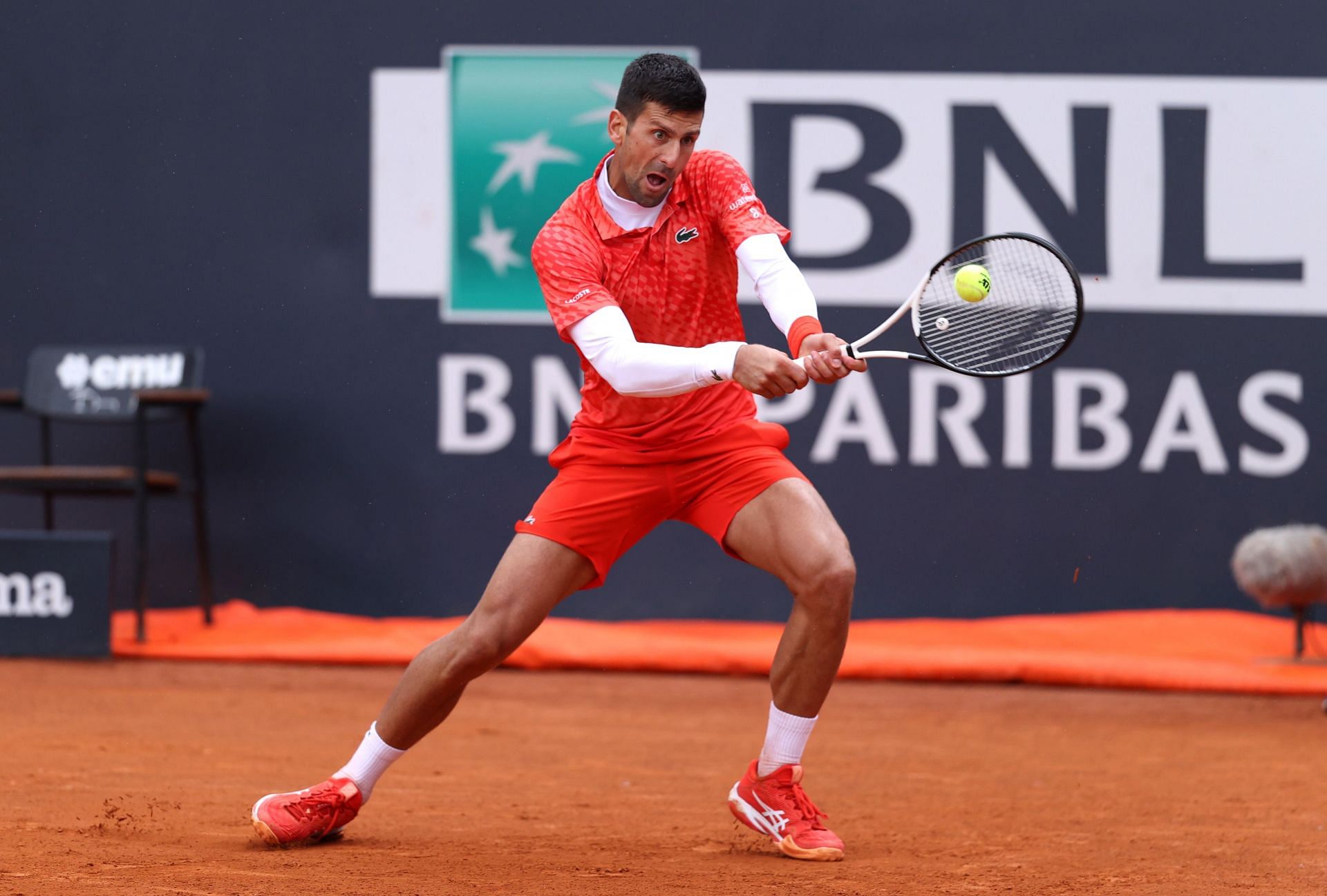 Novak Djokovic at the 2023 Internazionali BNL D&#039;Italia