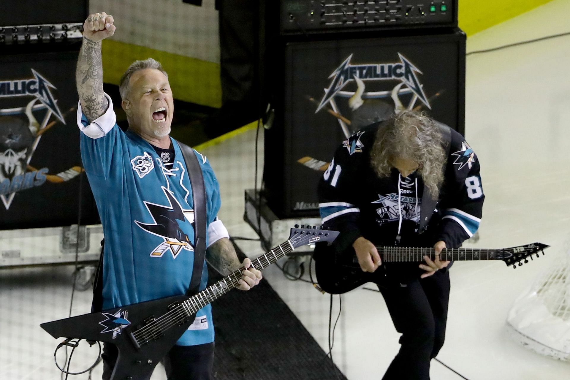 Check out Metallica performing the US national anthem at a baseball game