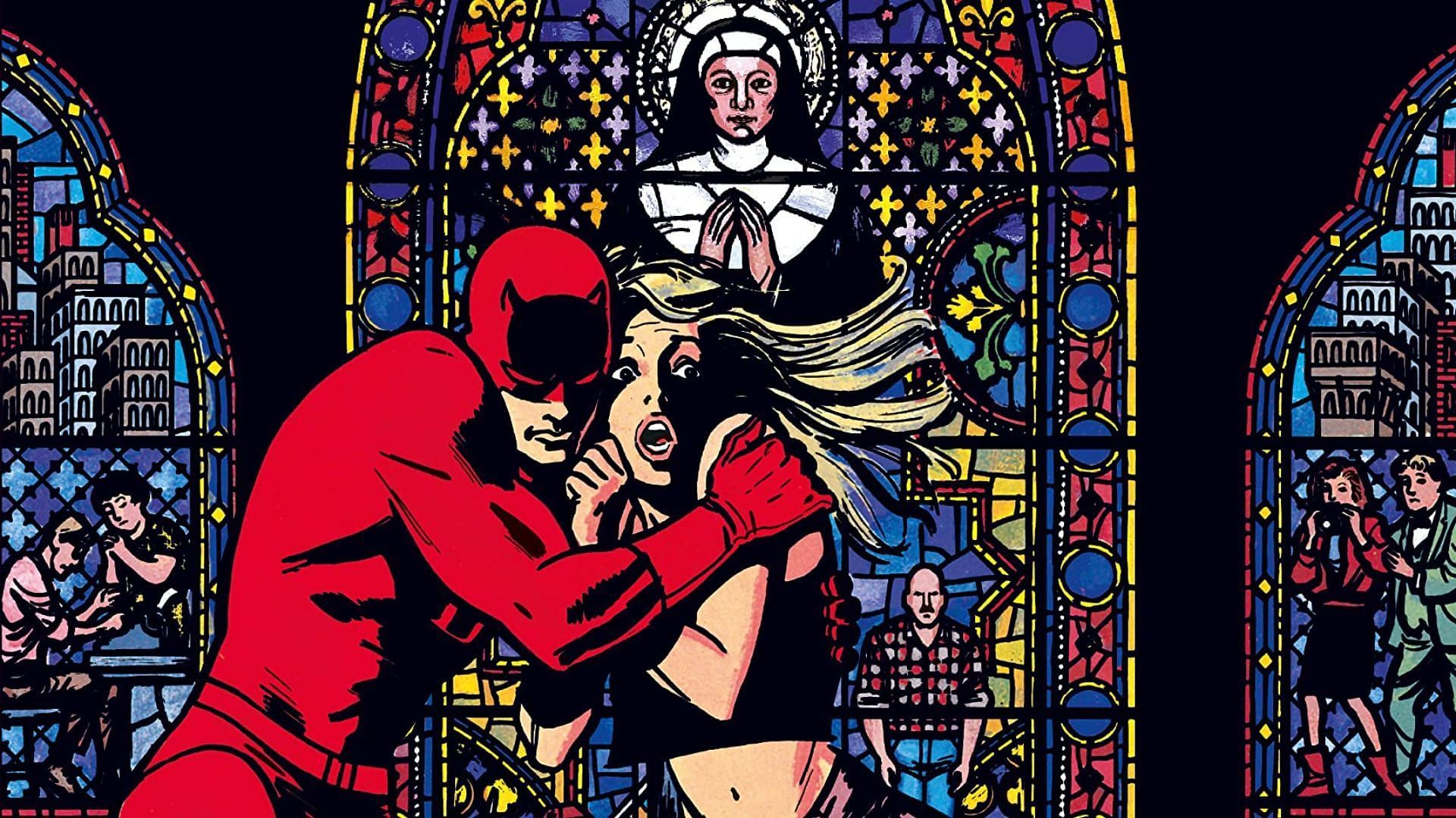 Daredevil: Born Again, written by Frank Miller and illustrated by David Mazzucchelli, stands as a definitive Marvel Comics. (Image Via Marvel)