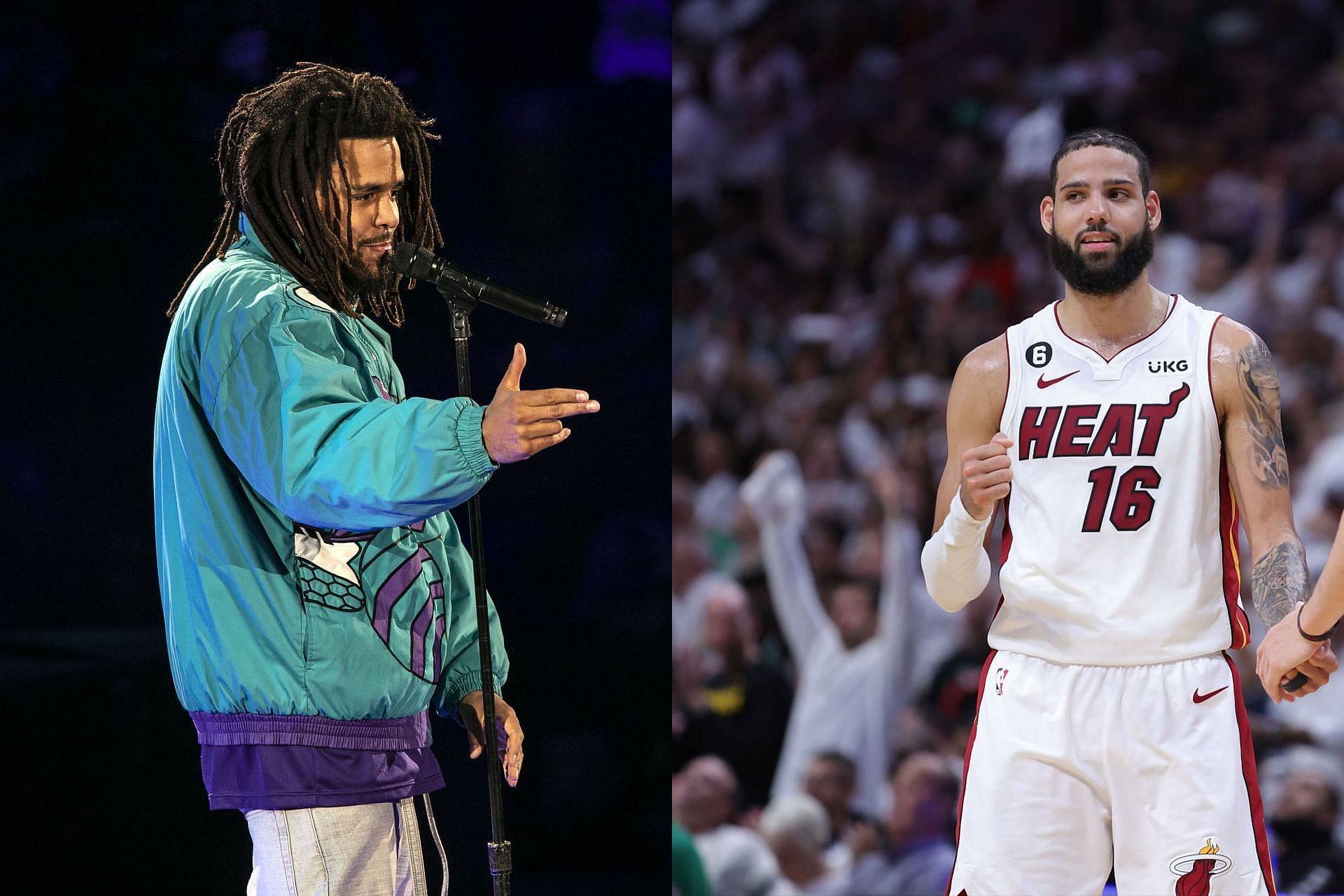 Caleb Martin tells the story of how J. Cole helped him sign with