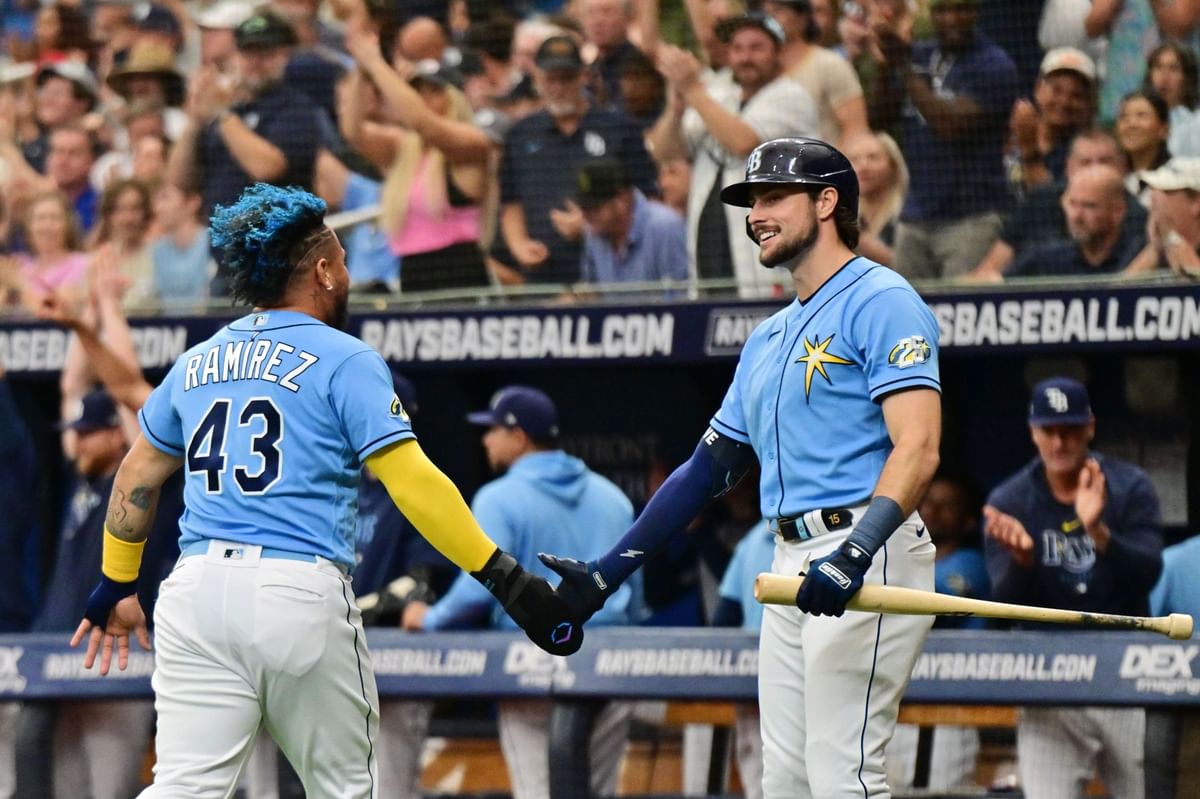 Tampa Bay Rays fans ecstatic as the team takes down the Los Angeles