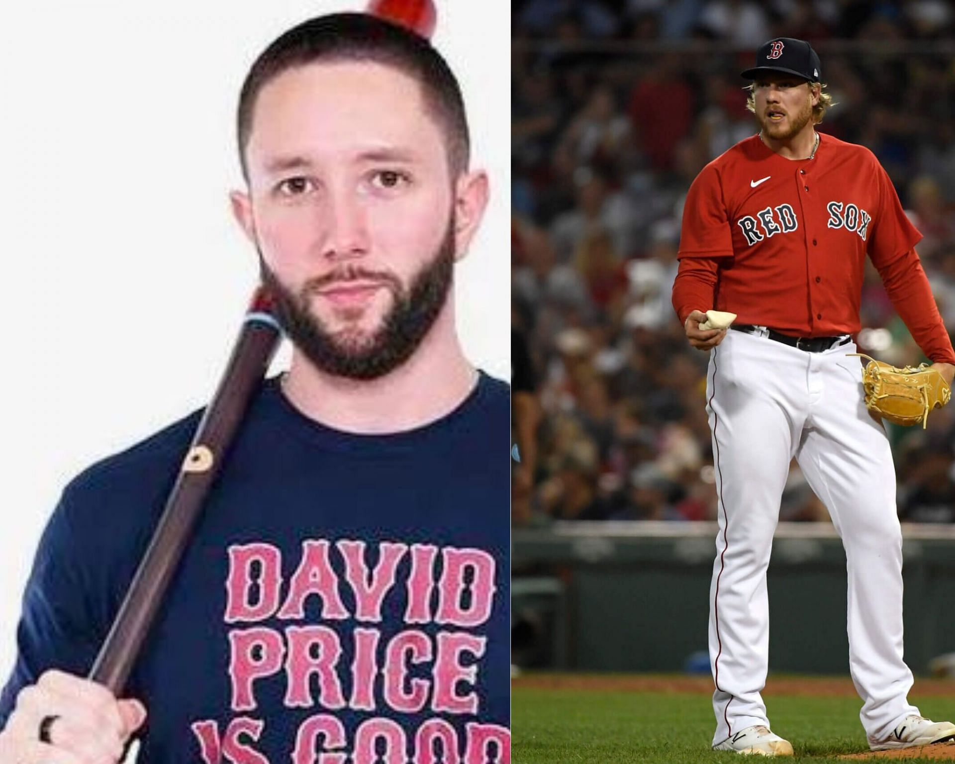 Red Sox pitcher Kaleb Ort has blocked Jared Carrabis on Twitter