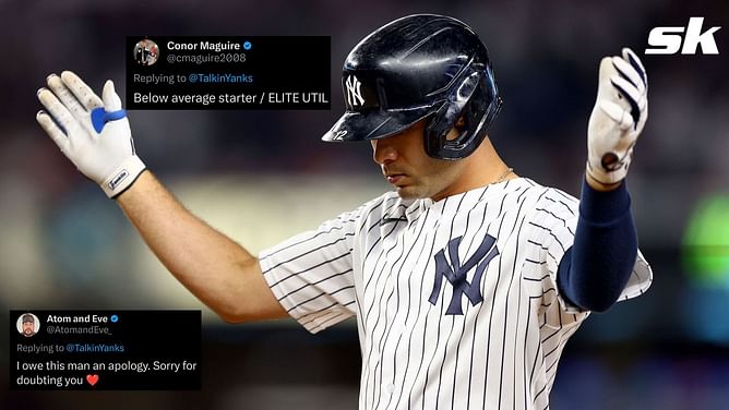 New York Yankees fans impressed with Isiah Kiner-Falefa's offensive surge: "Below average starter / ELITE UTIL" "I owe this man an apology"