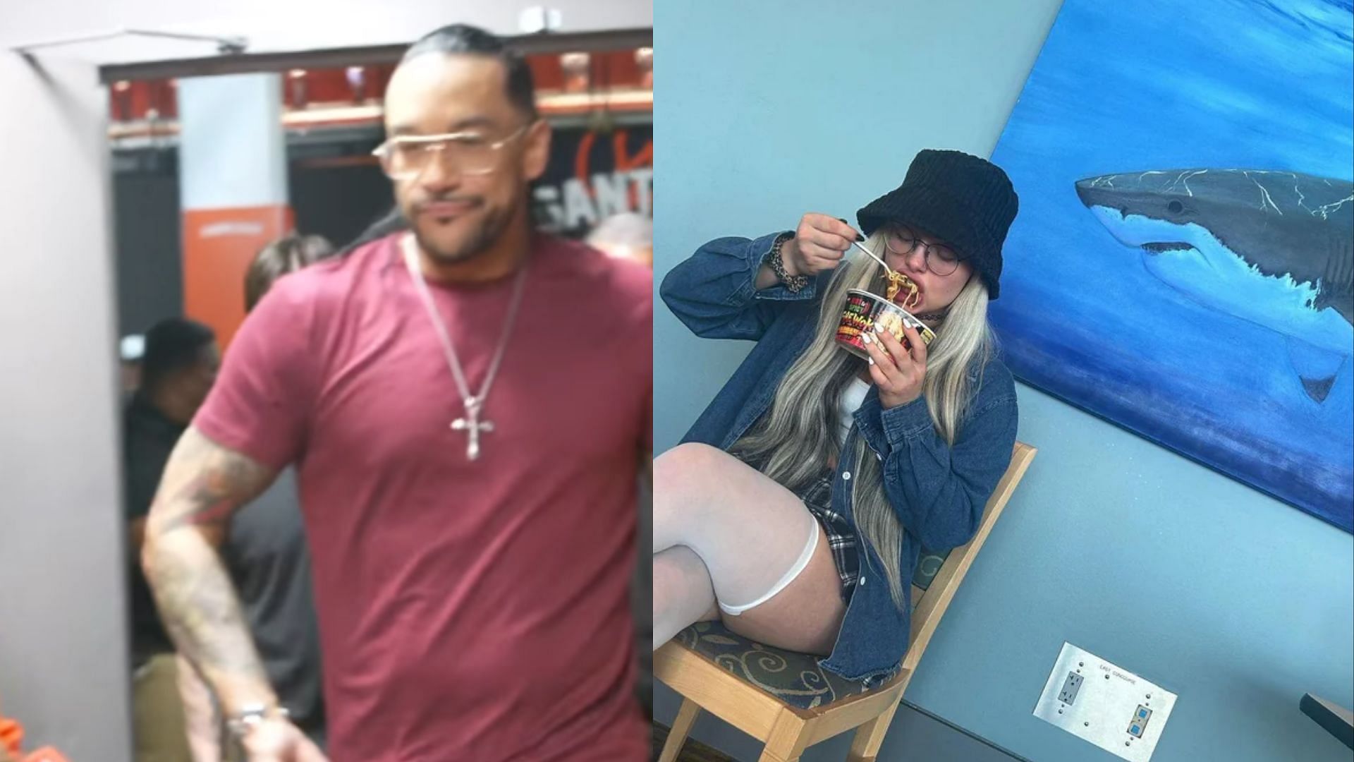 Damian Priest and Liv Morgan were seen accompanying the star over the weekend
