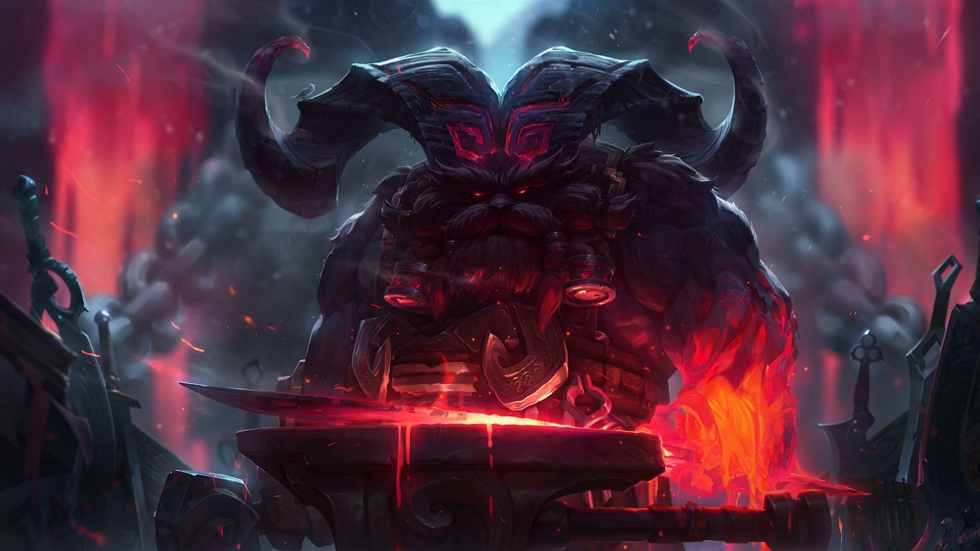 Ornn, the Fire Below the Mountain, will be the new champion in Playhem patch. (Image via Riot Games)