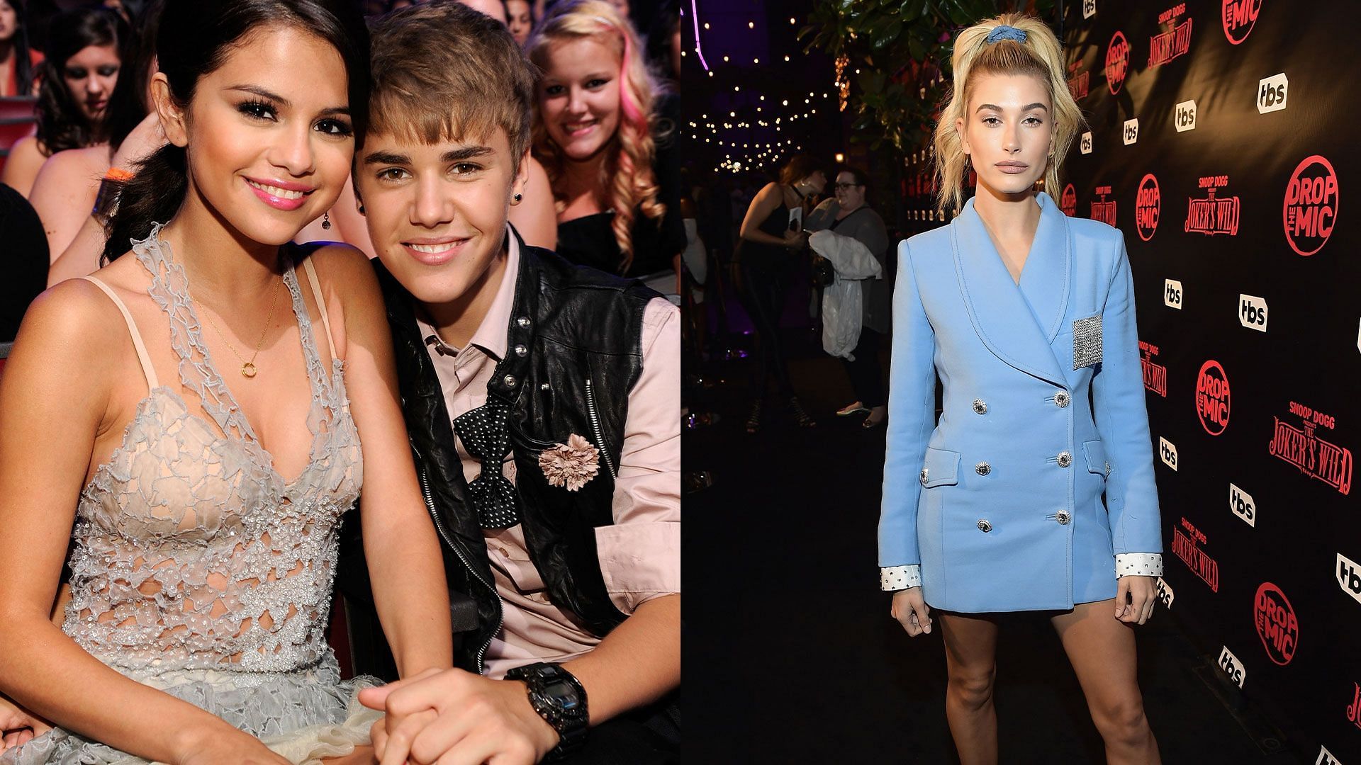 Selena Gomez and Justin Bieber at Teen Choice Awards in 2011 (Images via IMDb)