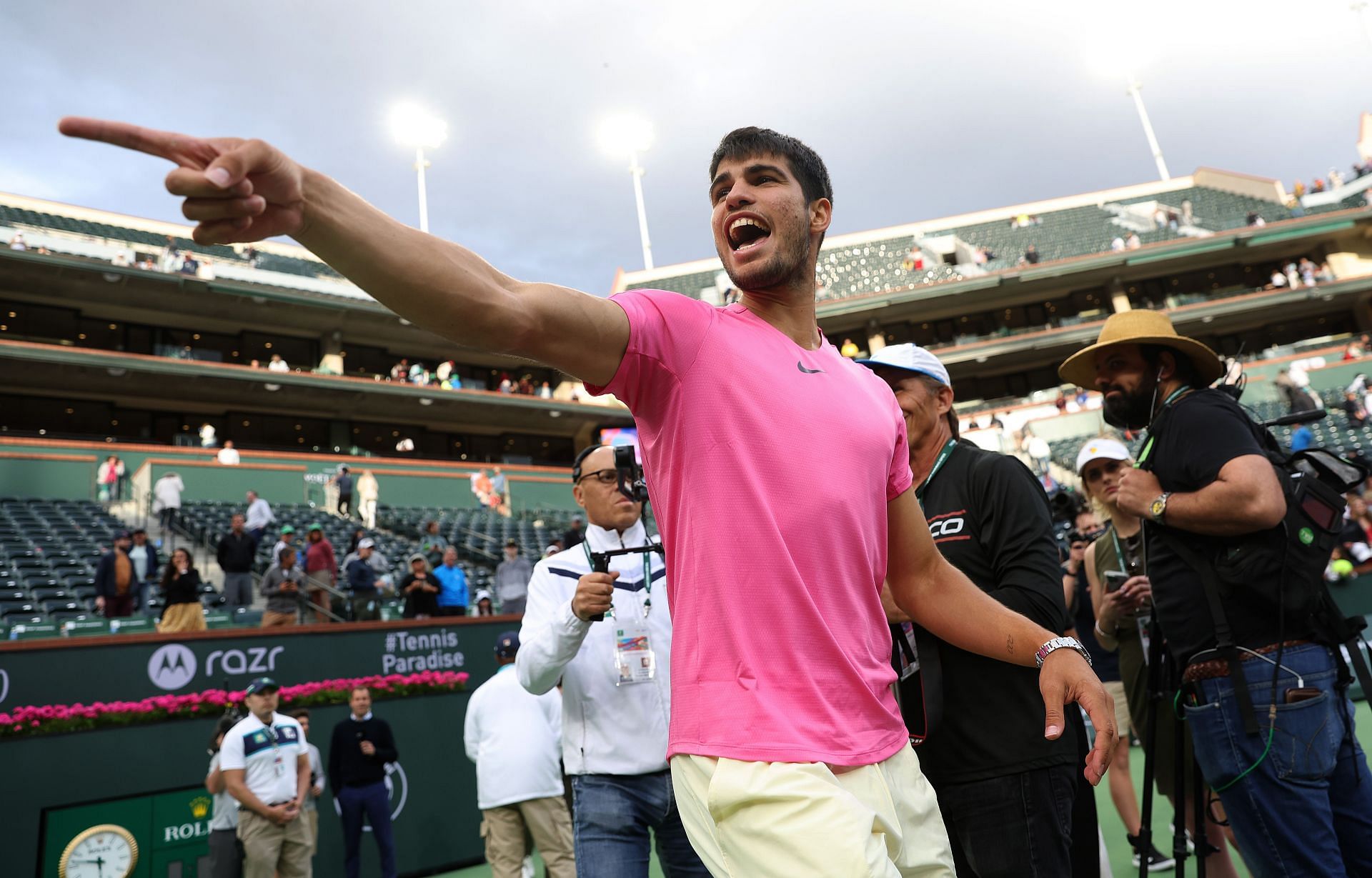 Evert was extremely impressed with Alcaraz&#039;s performance in Indian Wells