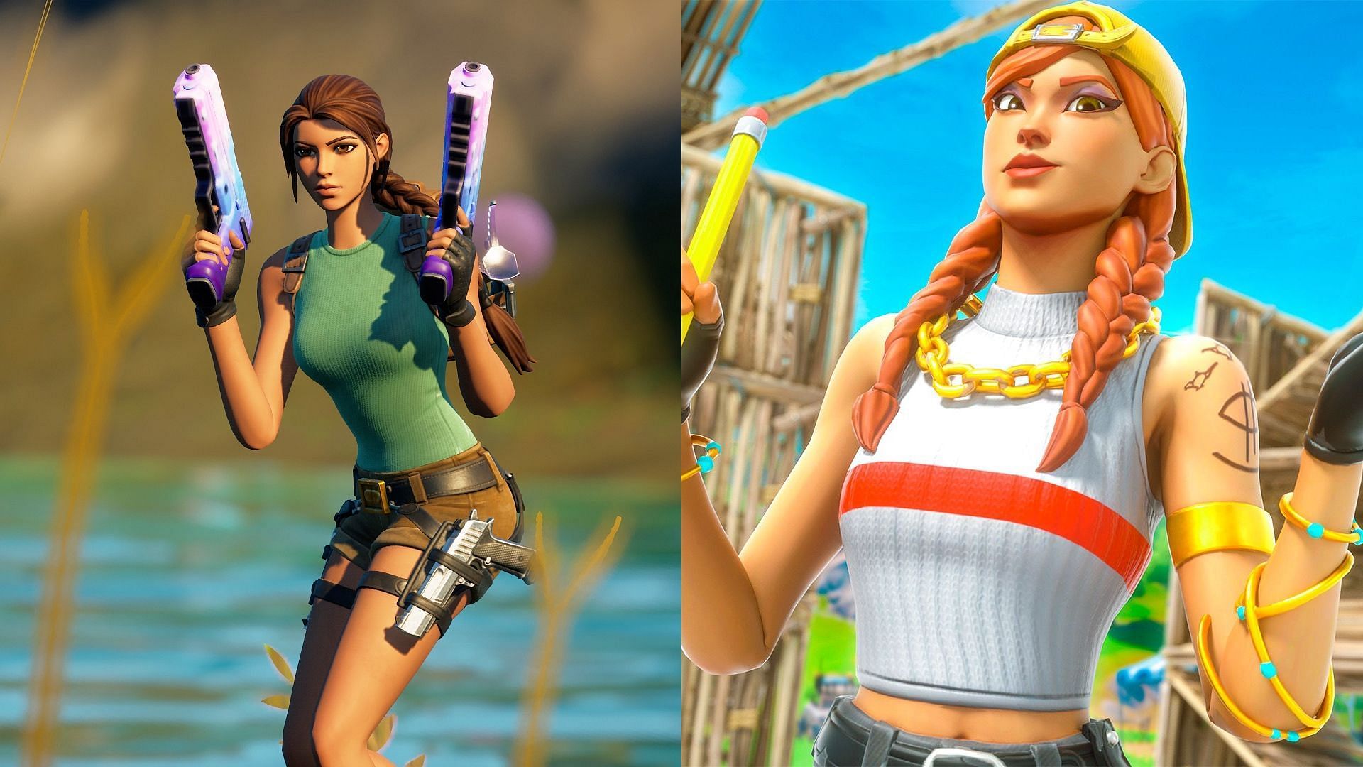 Lara Croft is still in the Top 5 most used skins in Fortnite, 2