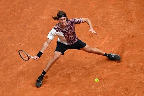 Stefanos Tsitsipas at the 2023 Italian Open.