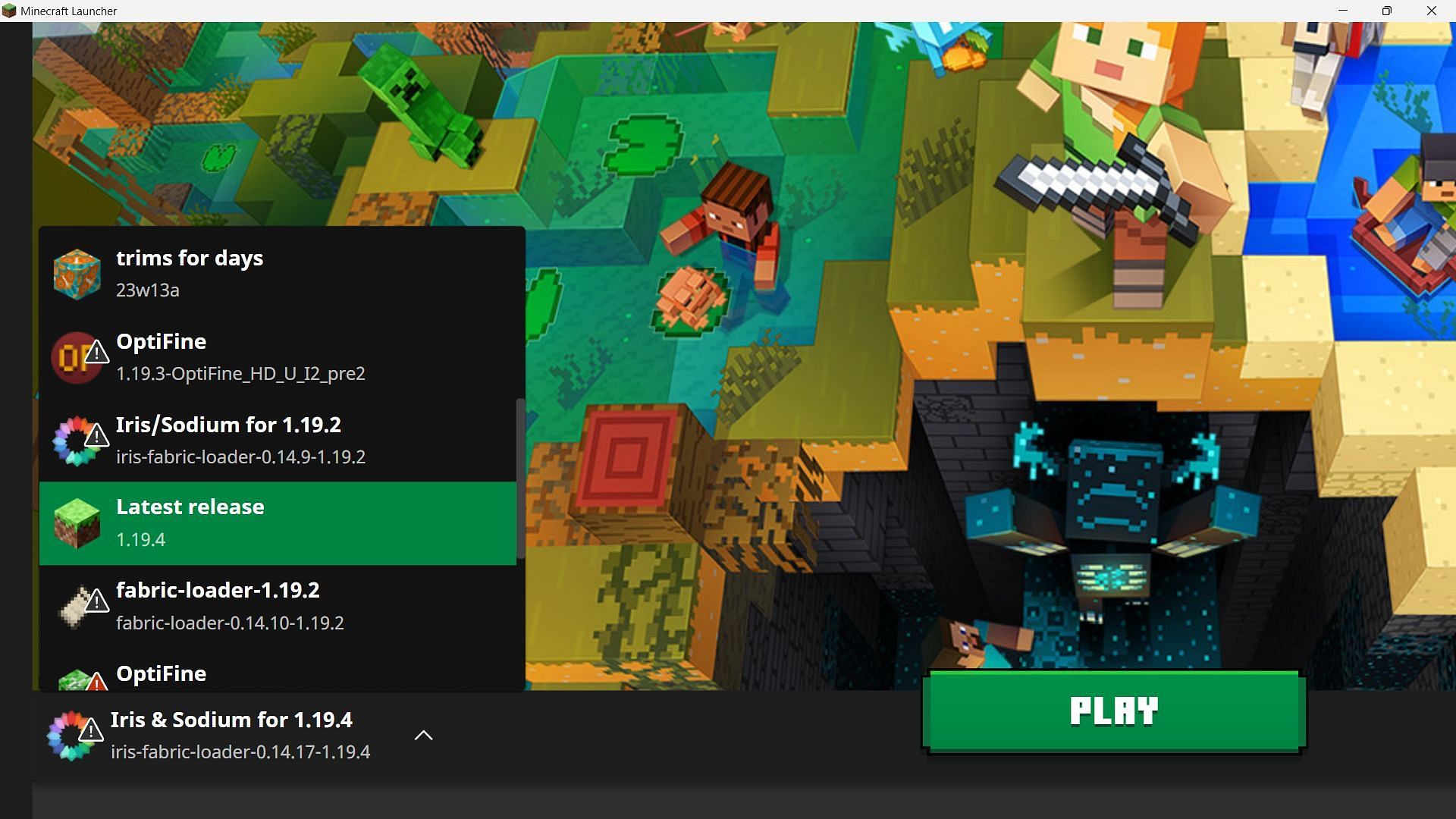 Once the Minecraft 1.20 update drops, it will be available on the official launcher and several store applications (Image via Sportskeeda)