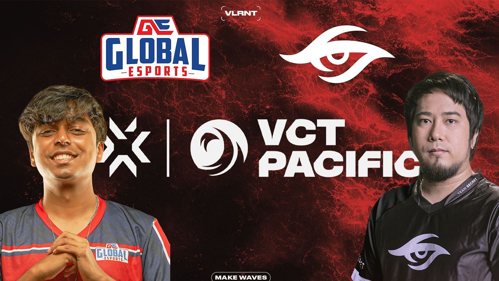 Global Esports vs Team Secret at VCT Pacific League 2023 (Image via Sportskeeda)