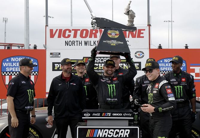 Ty Gibbs’ crew take home $100,000 by winning the NASCAR All-Star Race pit crew challenge