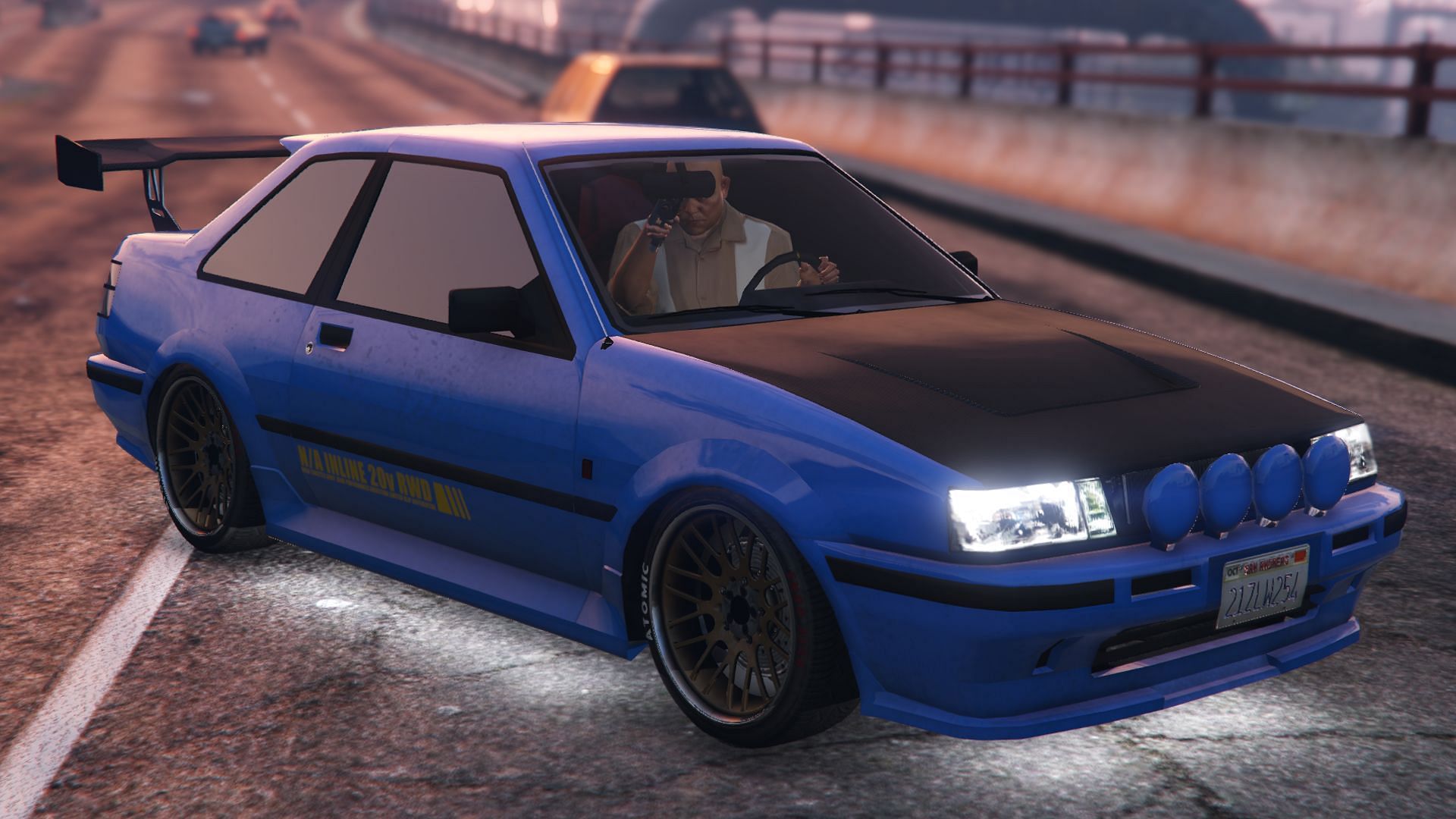 A modified Futo, which is a vehicle you can normally get for free in GTA Online