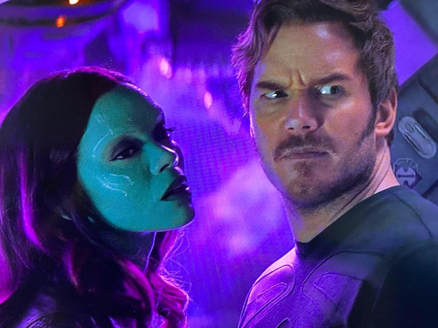 Star-Lord and Gamora (Image via Marvel)