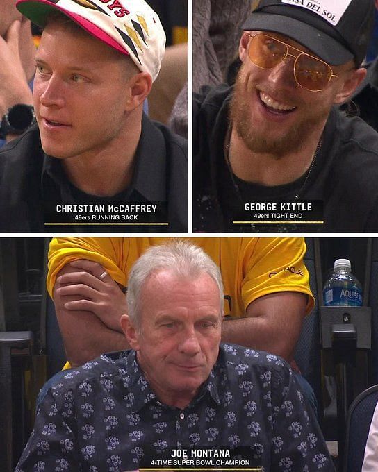 49ers stars Sam Darnold and George Kittle attend Lakers vs Warriors, NFL  fans notice major absence