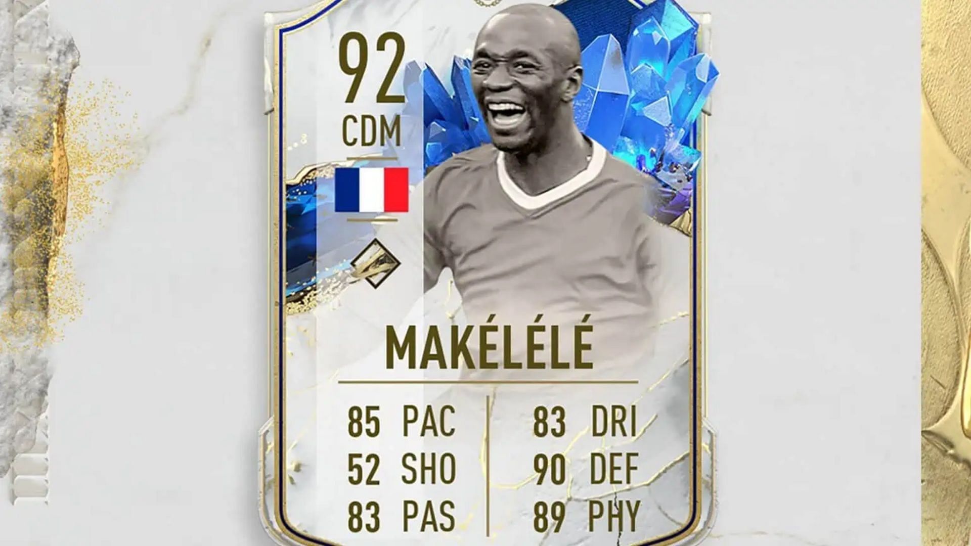 The Claude Makelele TOTY Icon SBC is priced pretty fairly in FIFA 23 Ultimate Team (Image via EA Sports)