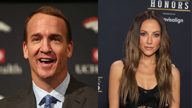 NFL fans can't stop gushing over viral Peyton Manning, Kay Adams photo - "Give his a** some fashion tips"