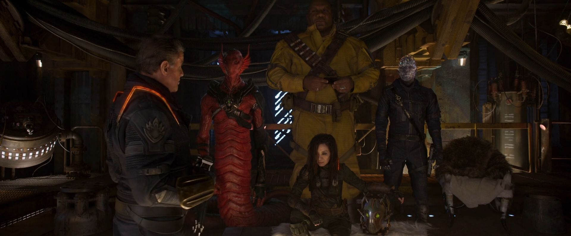 Stakar Ogord&#039;s Ravagers Team (Image via Marvel)