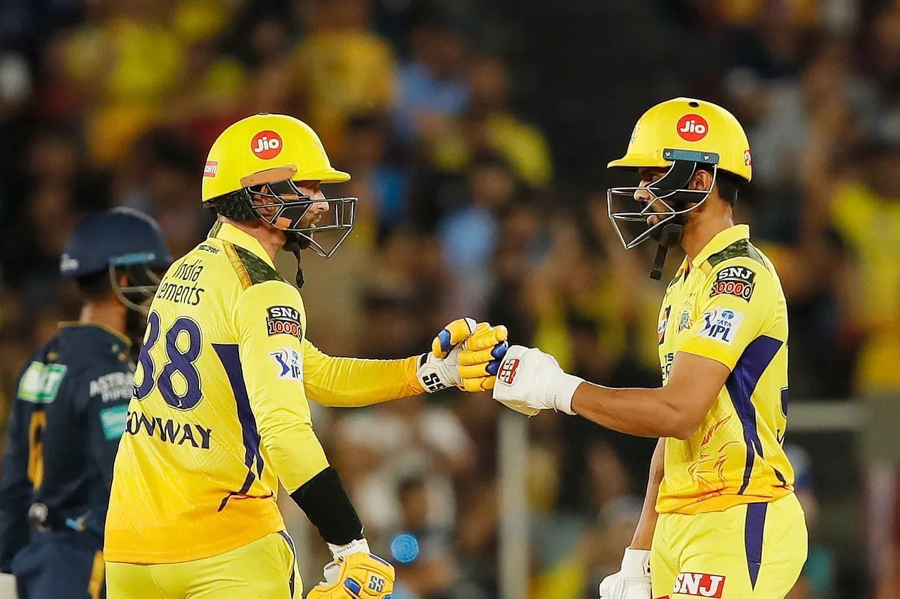 Devon Conway and Ruturaj Gaikwad strung together a 74-run opening-wicket partnership. [P/C: iplt20.com]