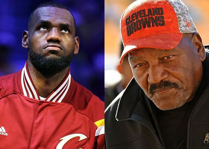 “Jim Brown was a God” – LeBron James pays tribute to Cleveland Browns' legend