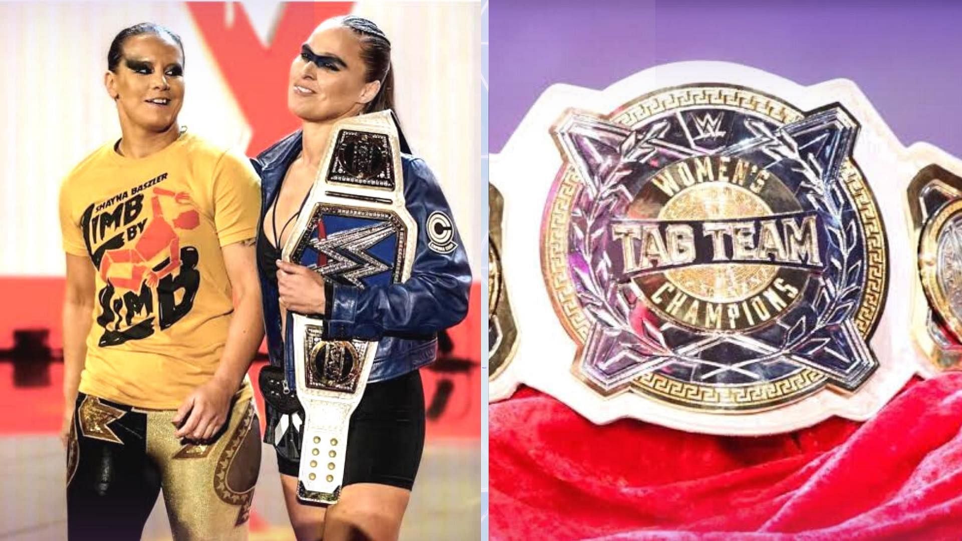 The team of Ronda Rousey and Shayna Baszler are close to winning their first Women