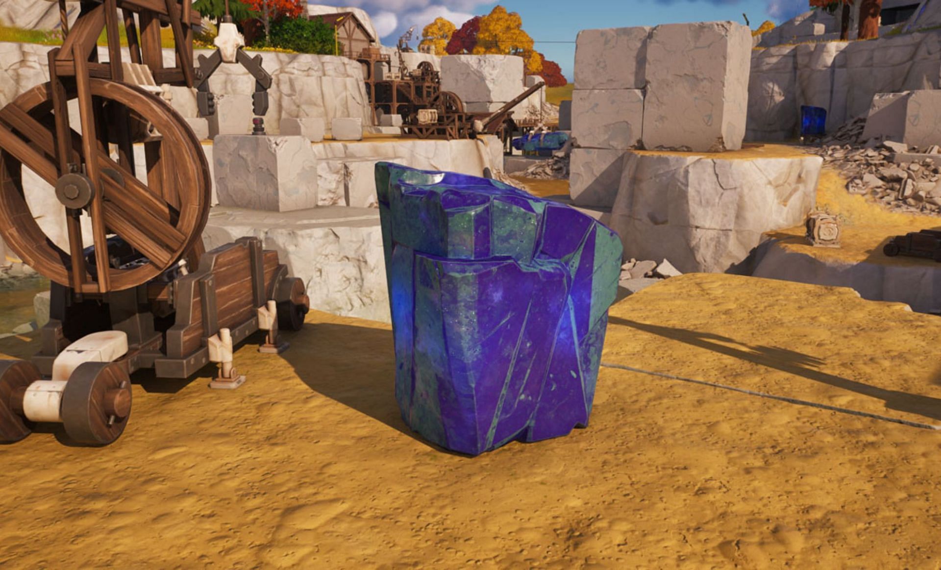 Launch kinetic ore with a Star Wars weapon (Image via Epic Games)