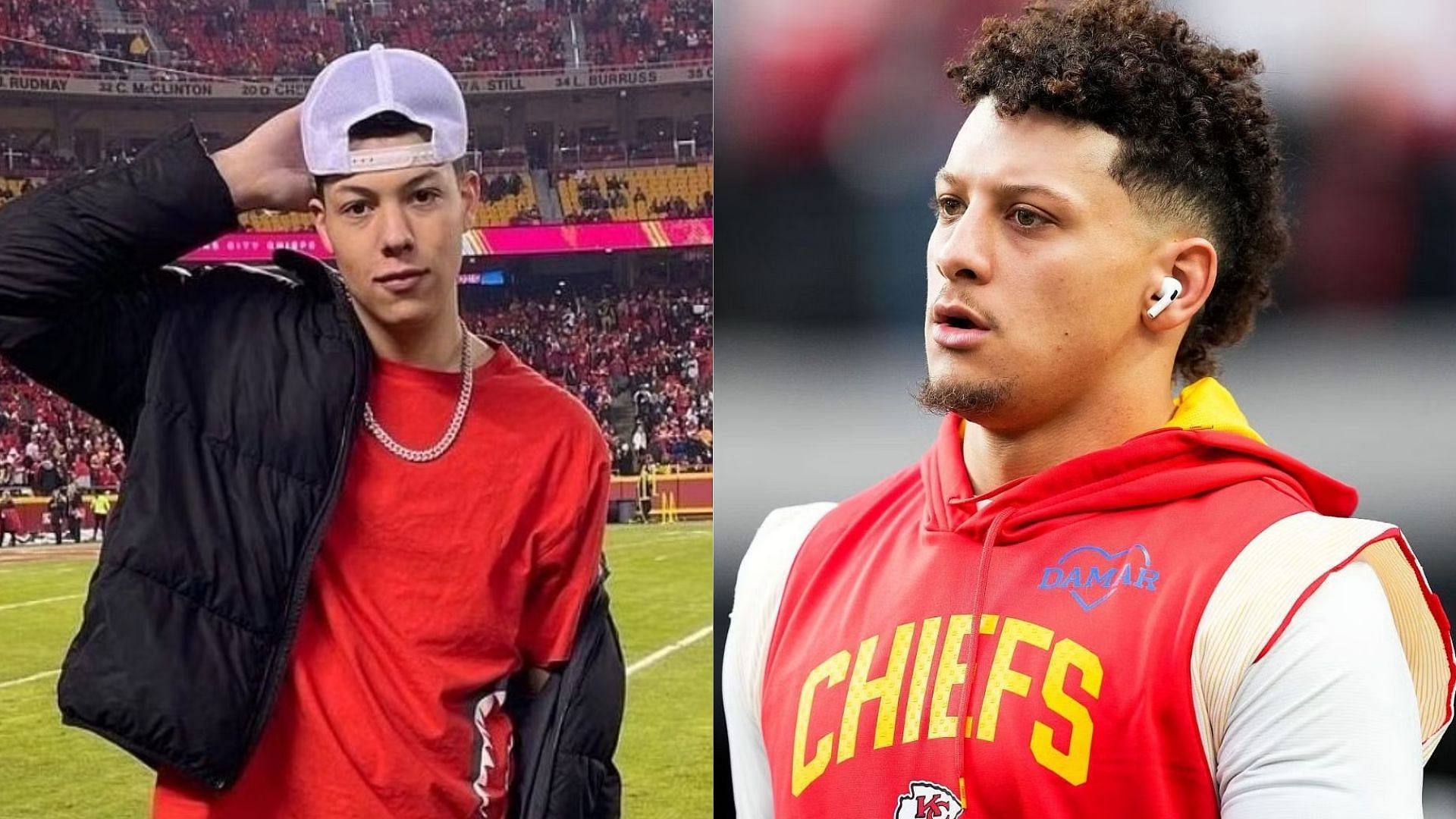 Patrick Mahomes responds to questions about brother Jackson