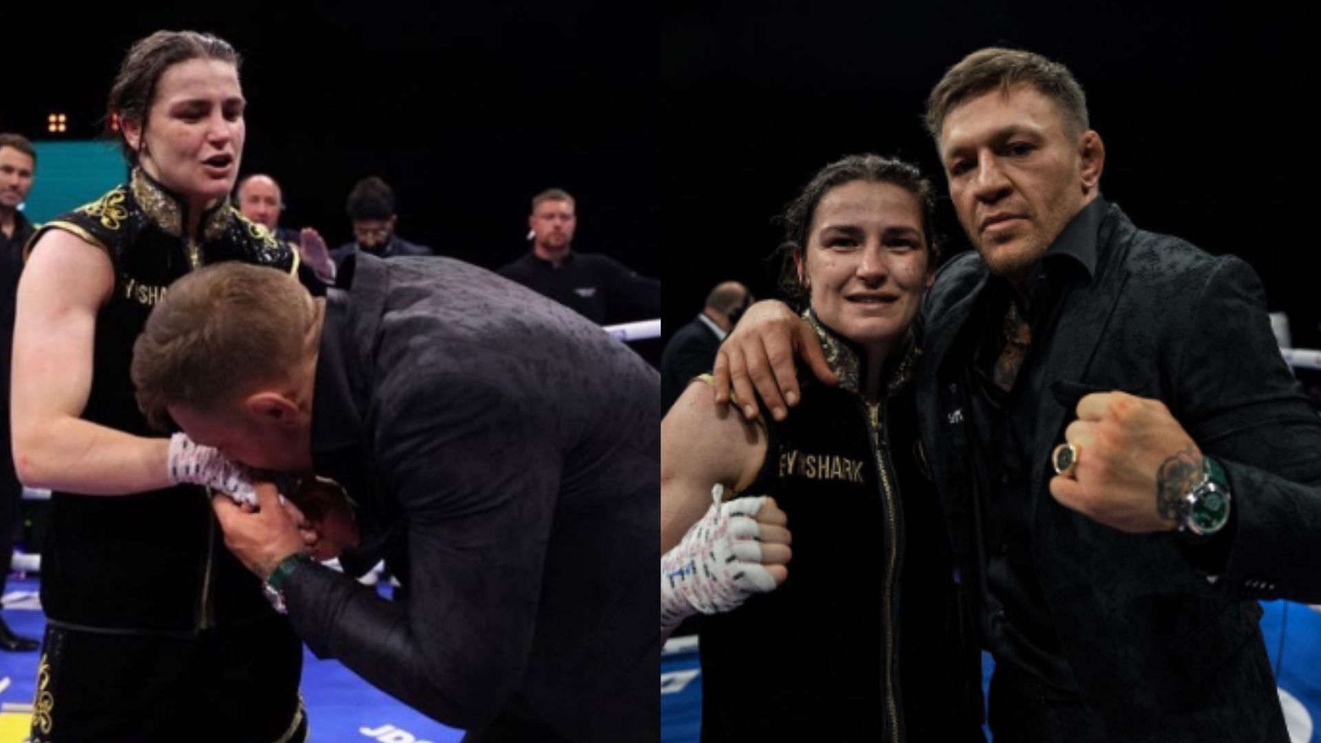 Conor McGregor &amp; Katie Taylor [Images courtesy of @thenotoriousmma on Instagram]
