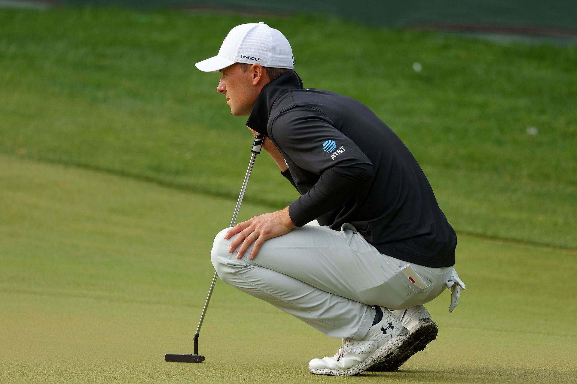 Jordan Spieth at Wells Fargo Championship - Round Two