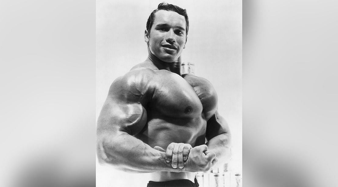Arnold Schwarzenegger&#039;s arm workout routine (Hulton Archive / Getty)